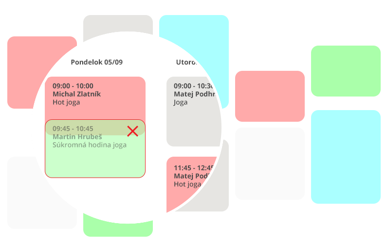 Agenda objednávkového systému RezervujSi.sk